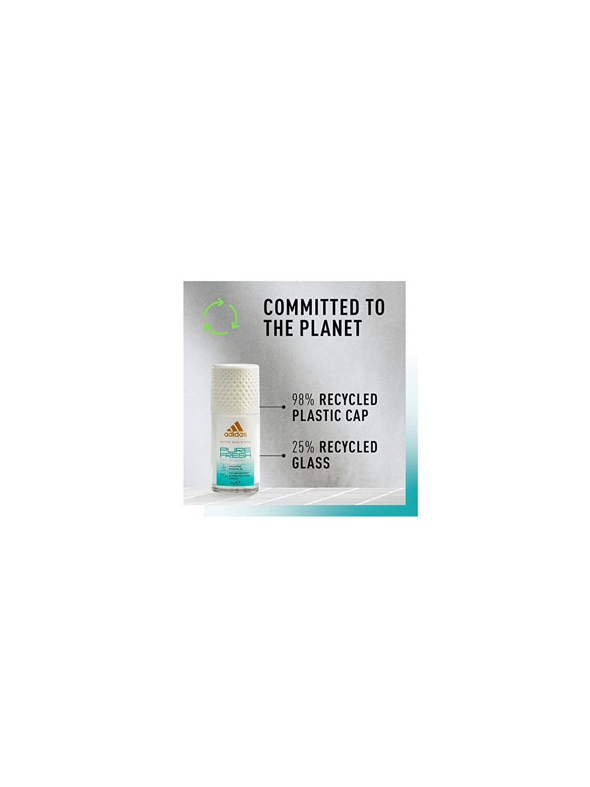 Adidas Pure Fresh Deodorante Rollon per donna 50ml