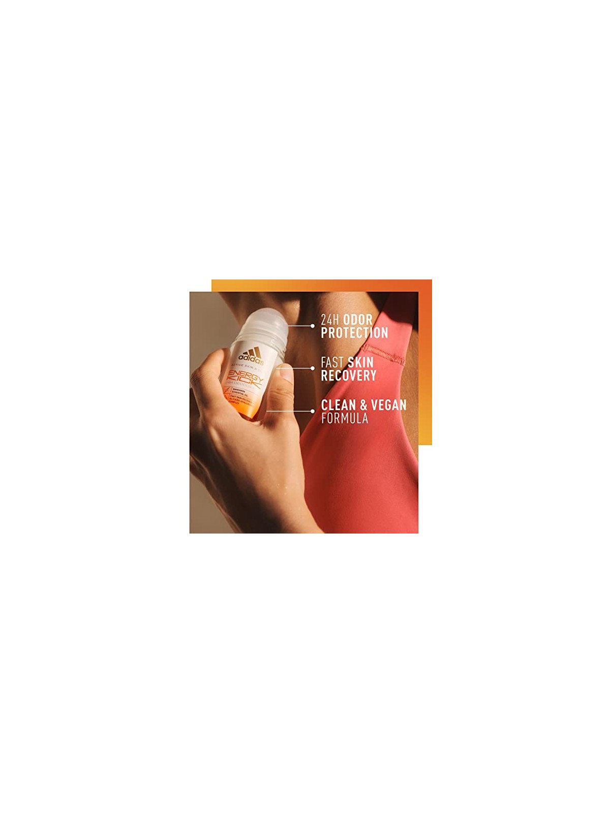 Deodorante Rollon Adidas Energy Kick per donna 50ml