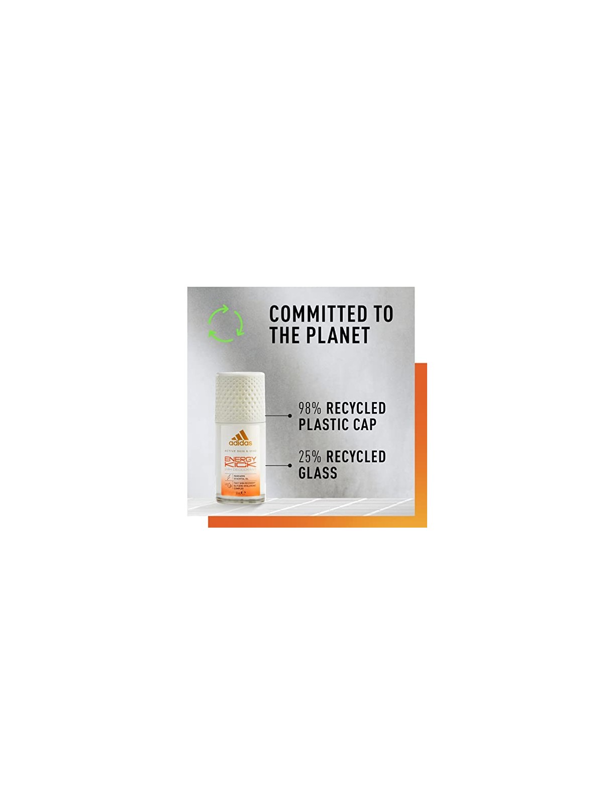 Deodorante Rollon Adidas Energy Kick per donna 50ml