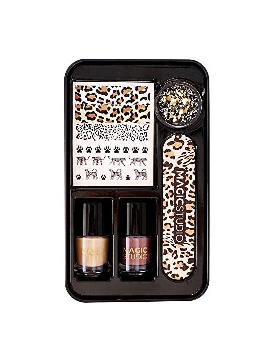 Set di Nail Art Wild Safari, 6 smalti donna