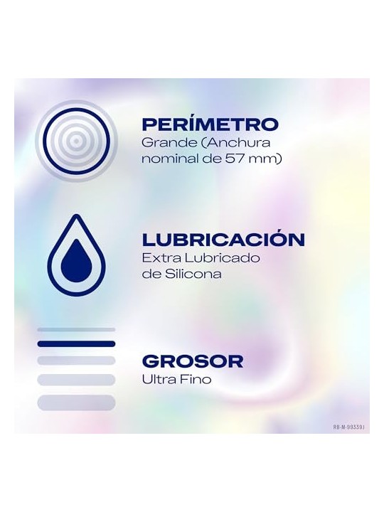 Durex INVISIBLE XL ULTRA sottili preservativi 10 unit uomo
