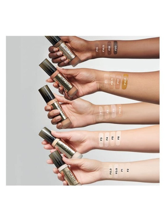 Makeup Revolution Conceal & Glow Trucco Illuminante 23 ml F1 donna