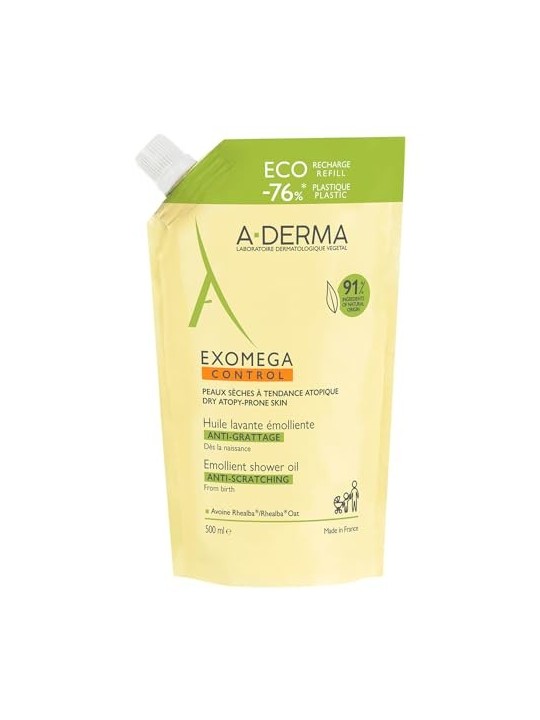 Olio eco-refill A-derma EXOMEGA CONTROL 500ml