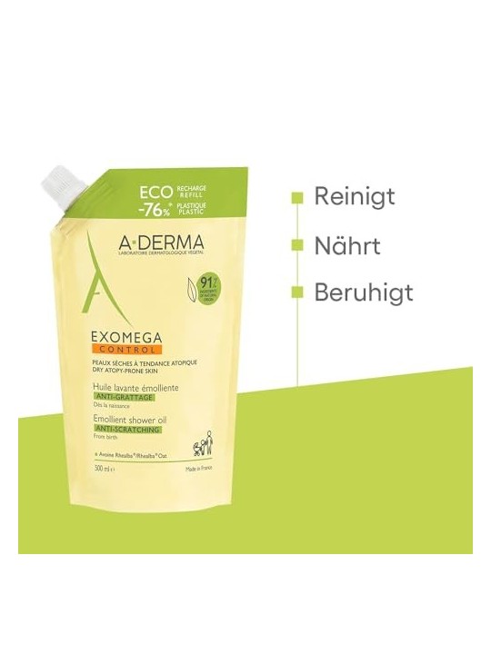 Olio eco-refill A-derma EXOMEGA CONTROL 500ml
