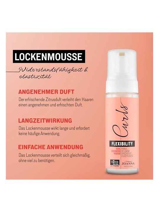 JOANNA PROFESSIONAL Curls Schiuma arricciante flessibile 150ml
