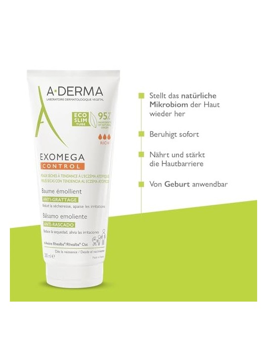 A-Derma Exomega Control Emollient Balm 200ml