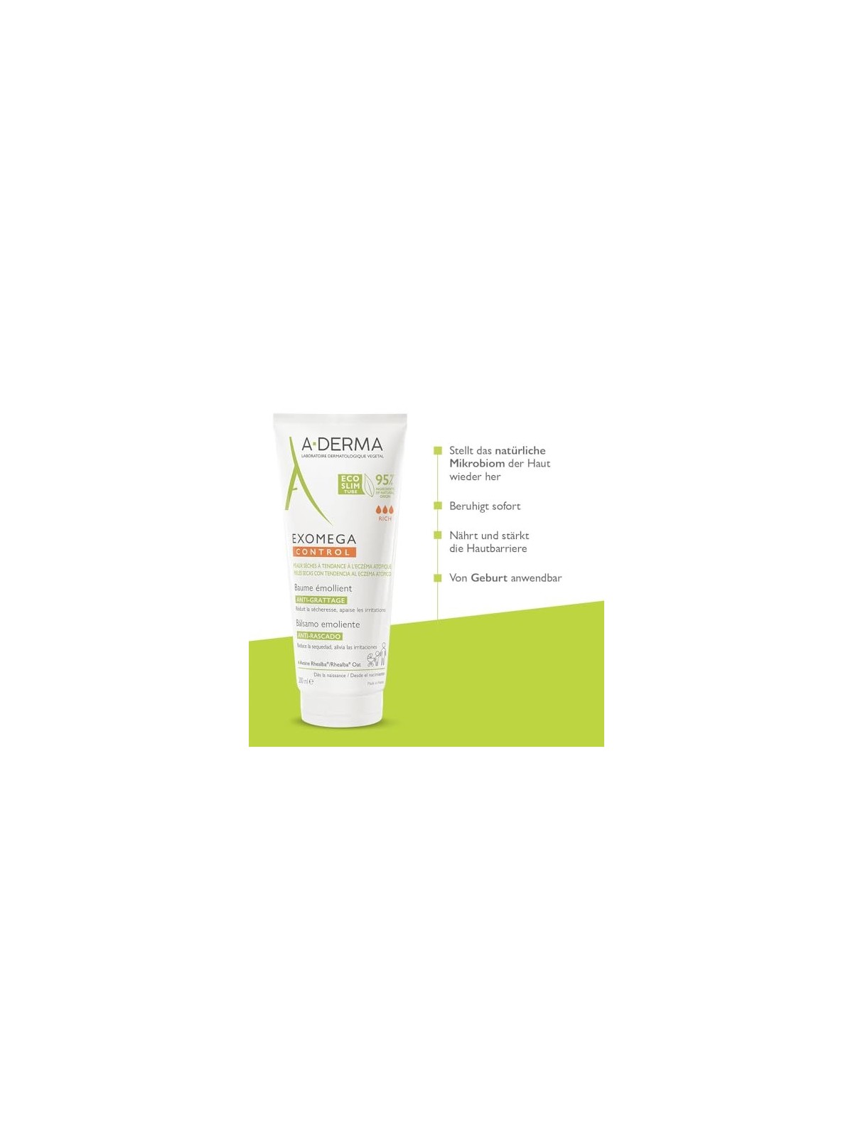 A-Derma Exomega Control Emollient Balm 200ml