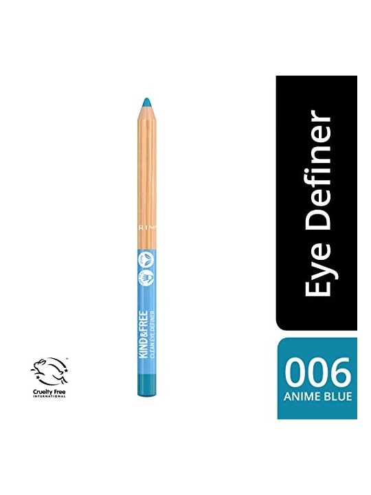 Matita per occhi Rimmel Kind & Free Clean 11 g 006 Anime Blue