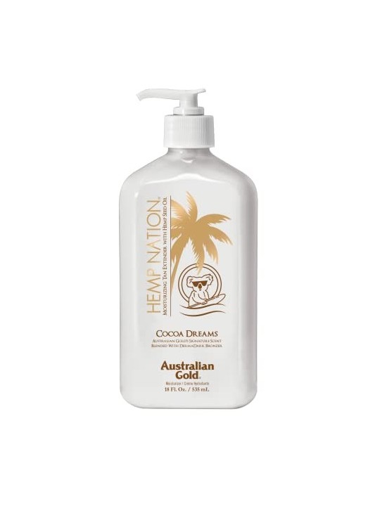 Australian Gold HEMP NATION COCOA idratante prolungatore abbronzatura 535ml unisex Australian Gold www.essenzetotalstyle.com 