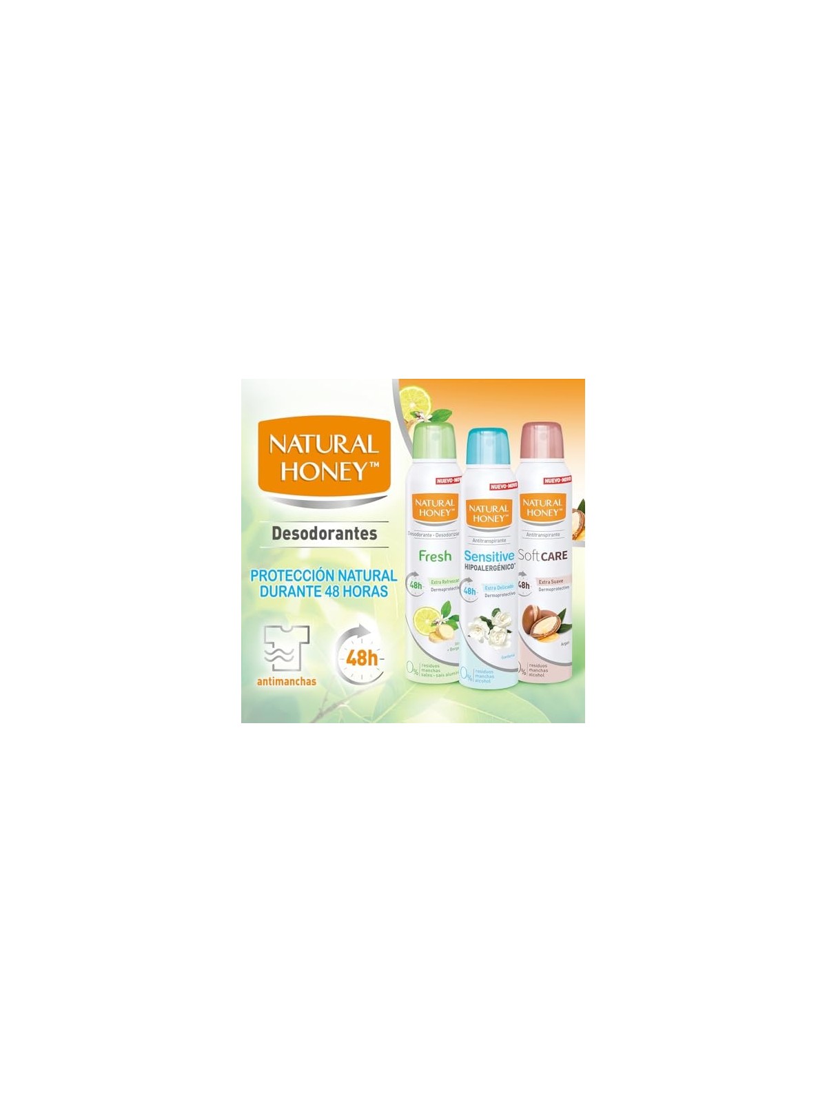 Natural Honey SOFT CARE deodorante vapo 200ml donna