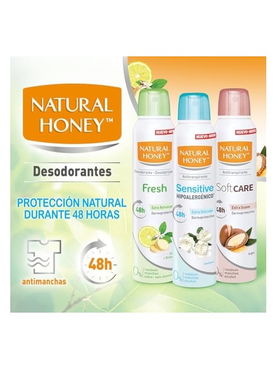 Deodorante spray Naturale Honey SENSITIVE 200ml unisex