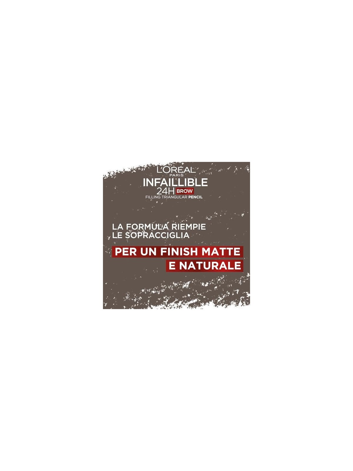 LOrï¿½ï¿½al Matita triangolare riempitiva Infaillible Brows 24H 1 ml donna 03 Brunette