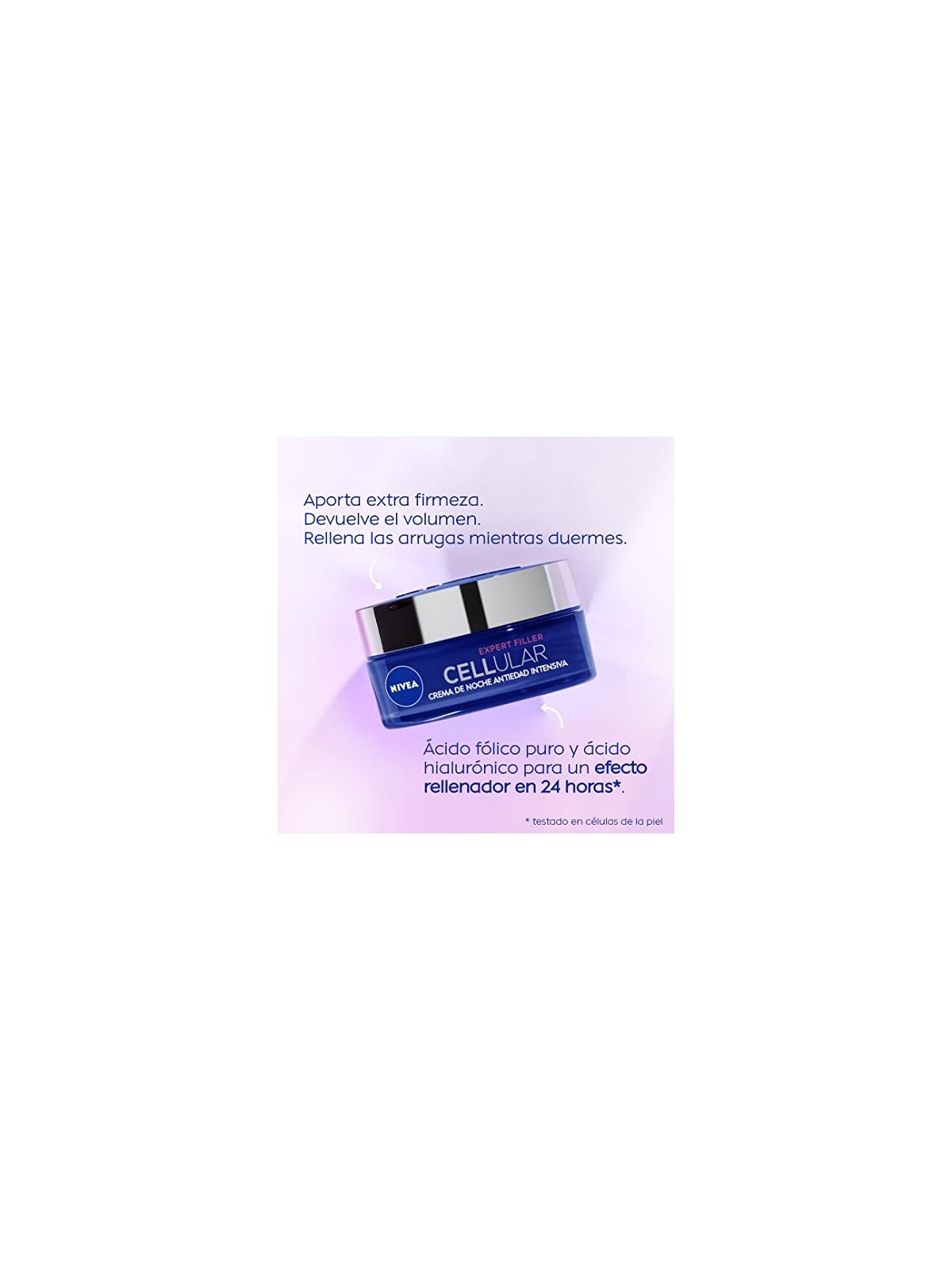 Nivea CELLULAR FILLER crema notte con acido ialuronico e folico 50ml donna