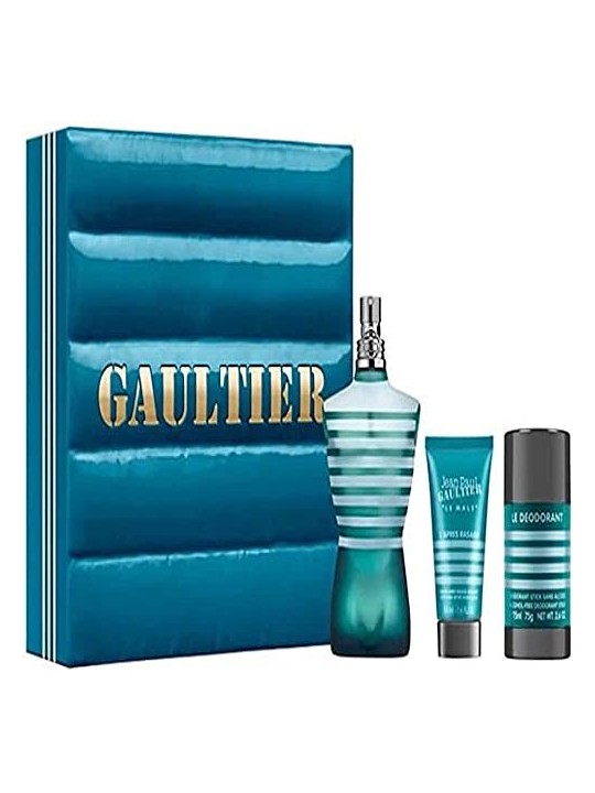 Jean Paul Gaultier LE MALE set 3 pezzi uomo 3pz