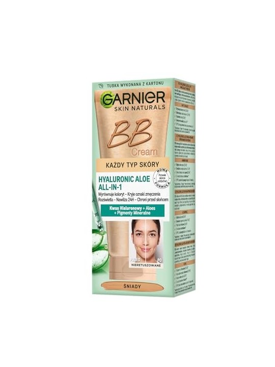 Crema BB idratante GARNIER Hyaluronic Aloe All-In-1 per tutti i tipi di pelle