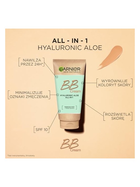 Crema BB idratante GARNIER Hyaluronic Aloe All-In-1 per tutti i tipi di pelle