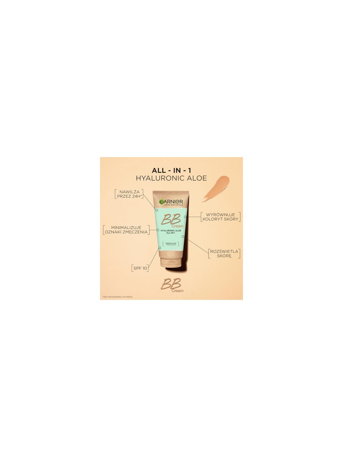 Crema BB idratante GARNIER Hyaluronic Aloe All-In-1 per tutti i tipi di pelle