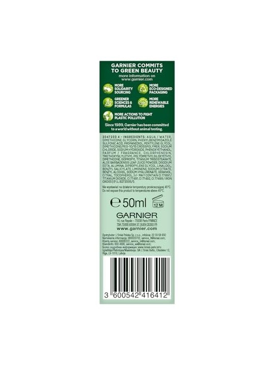 Crema BB idratante GARNIER Hyaluronic Aloe All-In-1 per tutti i tipi di pelle