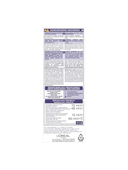 Tintura per capelli Excellence Cool Creme 811 Ultra Ash Light Blonde