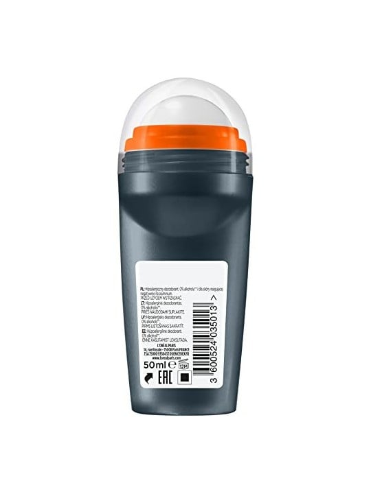 LOREAL Men Expert Magnesium Defense deodorante ipoallergenico Roll-On 50ml