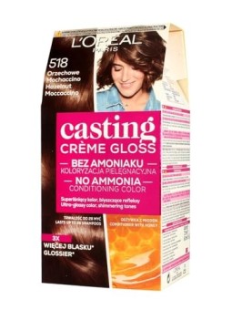 Tintura per capelli Casting Creme Gloss 518 Noce Machaccino