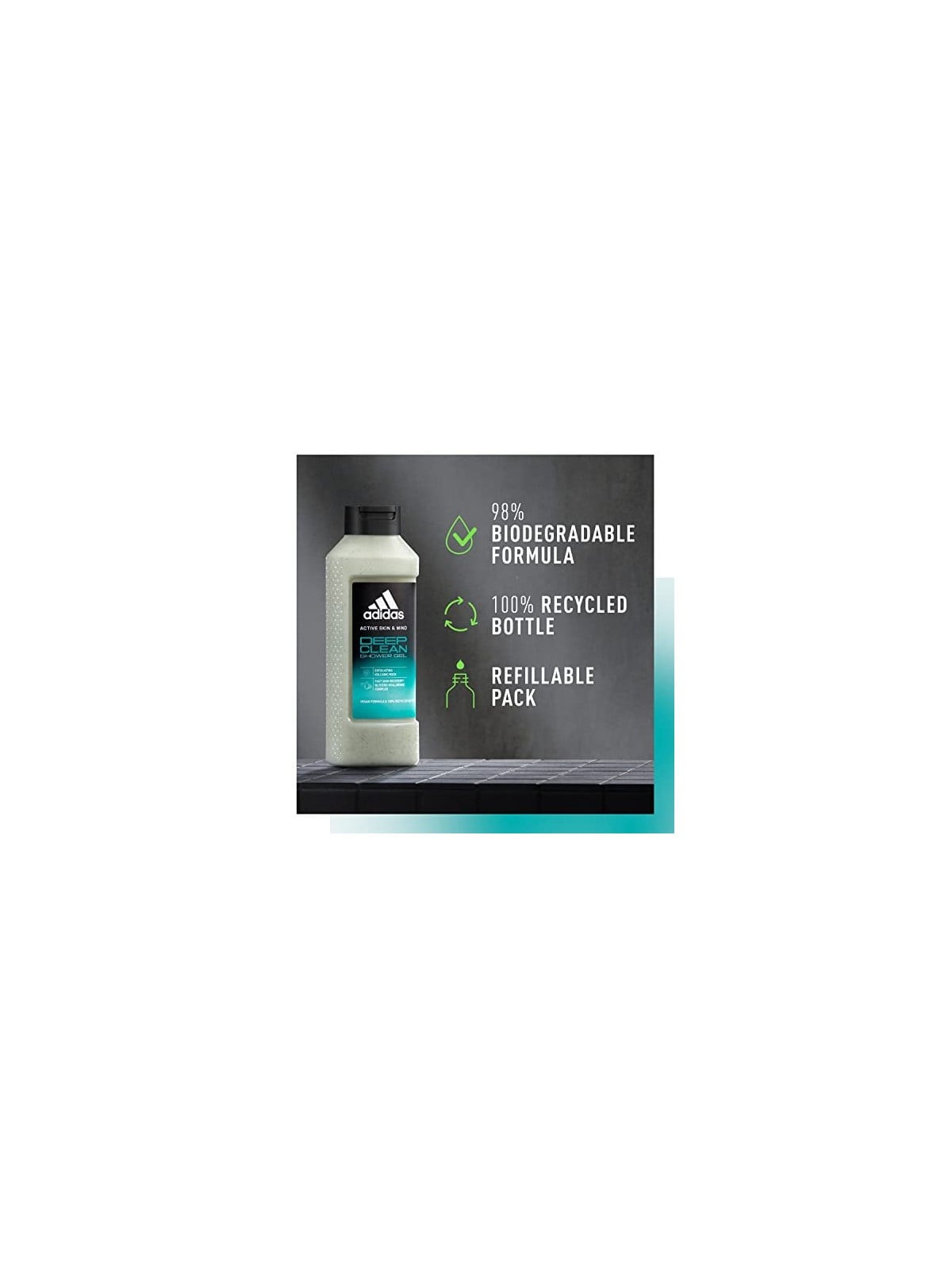 Adidas Gel doccia Deep Clean uomo 400ml