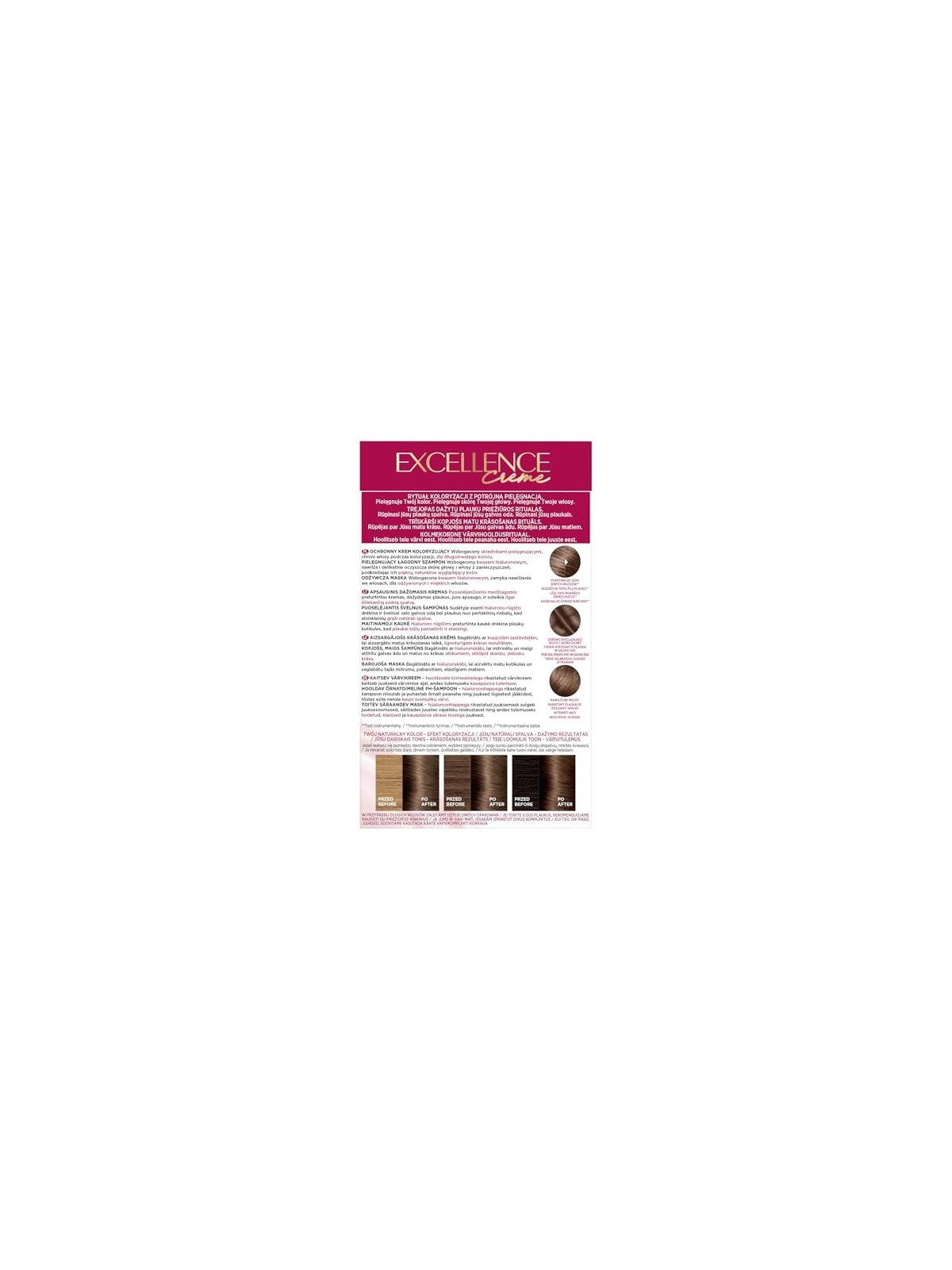 Tintura per capelli Excellence Creme 60 Biondo scuro naturale