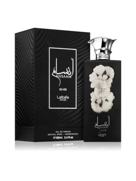 Lattafa Perfumes Ansaam Silver Unisex EDP Spray 100ml