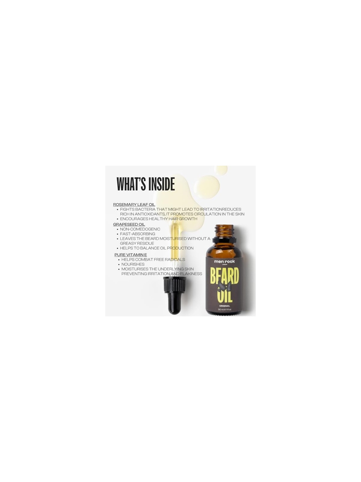 MenRock Original Beard Oil for Men