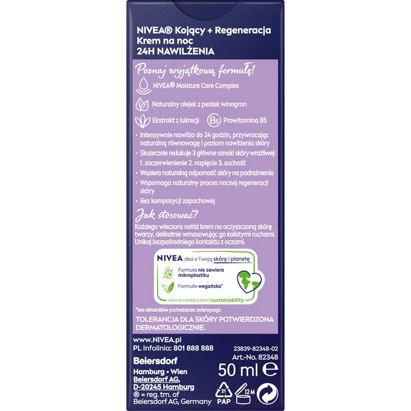 NIVEA Crema viso lenitiva e rigenerante 50ml