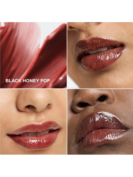 Clinique Pop Plush Creamy Lip Gloss 3,4ml Numero 01 Black Honey Pop