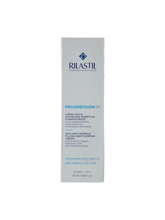 Crema ricca rimpolpante anti-rughe Rilastil PROGRESSION 40ml