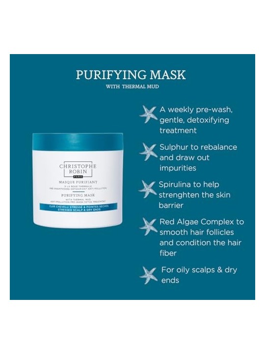 Christophe Robin Purifying Mask 250ml