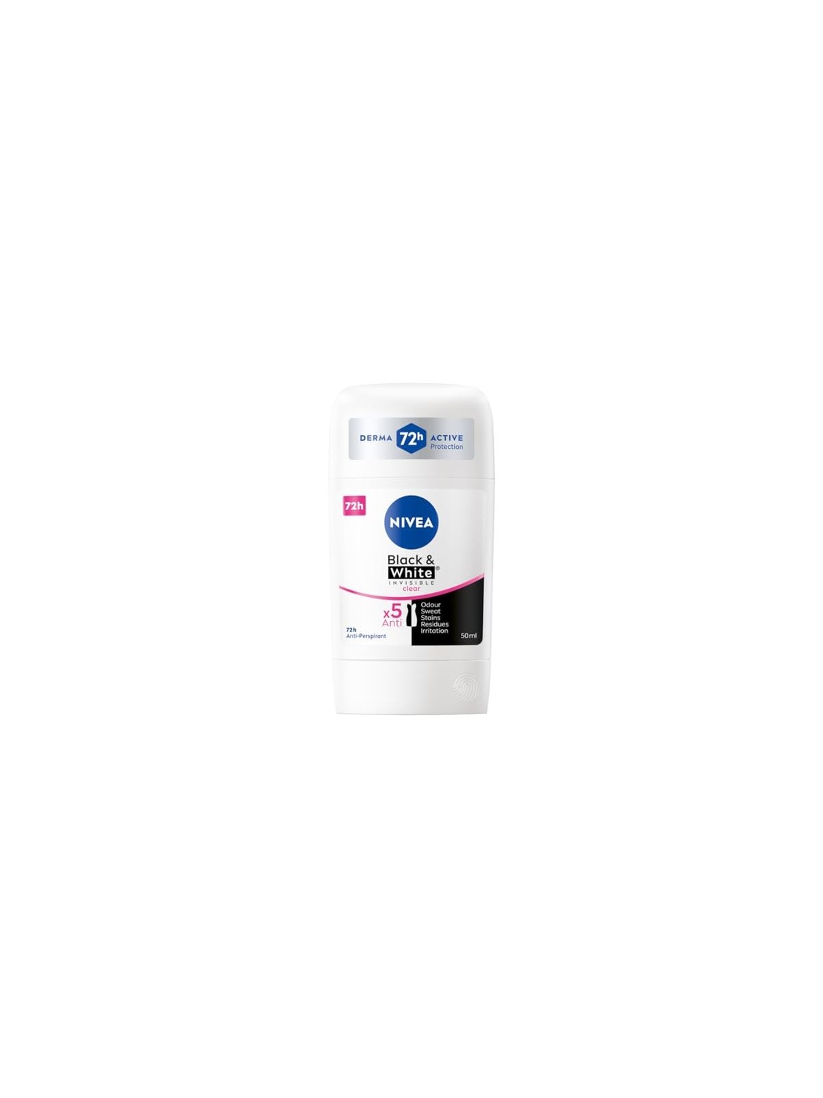 NIVEA BlackWhite Invisible Stick antitraspirante trasparente 50ml