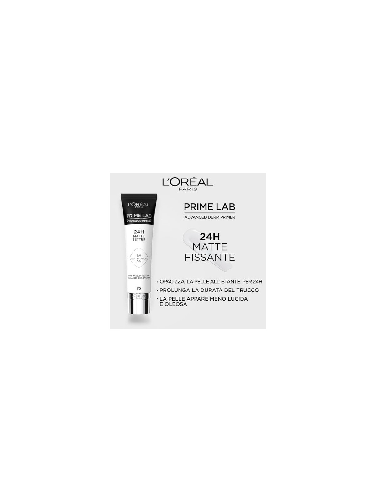 L'Orï¿½ï¿½al Prime Lab 24H Setter opaco donna 30ml