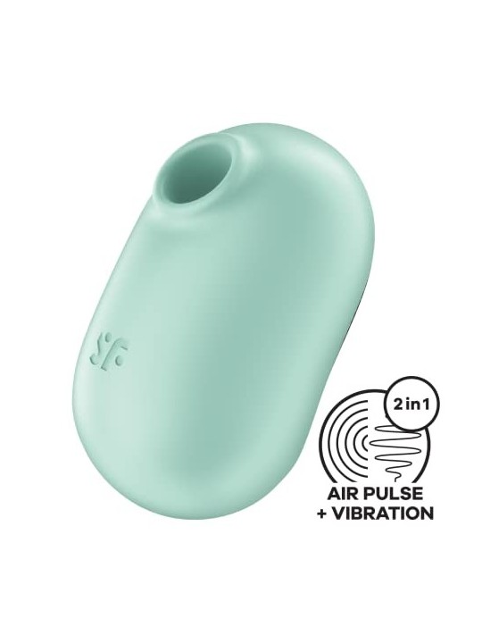 Satisfyer Pro to Go 2 Vibratore Doppio Air Pulse Menta