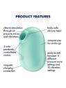 Satisfyer Pro to Go 2 Vibratore Doppio Air Pulse Menta