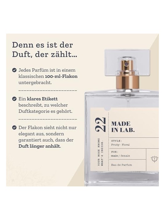 MADE IN LAB 92 Donna Eau de parfum spray 100ml