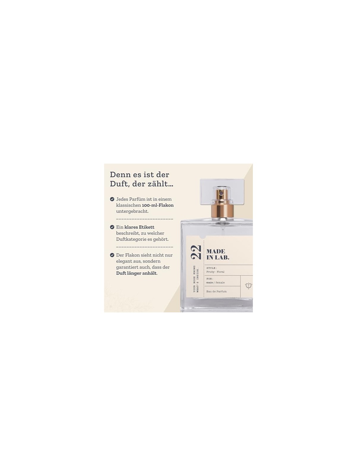 MADE IN LAB 92 Donna Eau de parfum spray 100ml