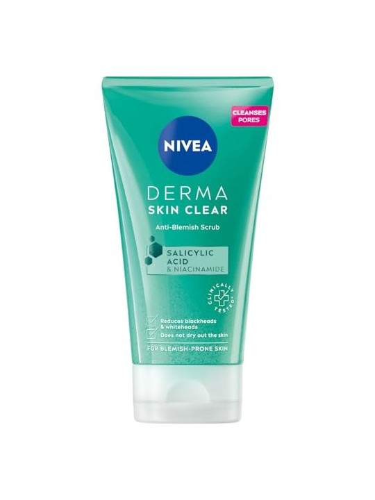 Nivea Derma Skin Clear Scrub antiimperfezioni donna 150ml