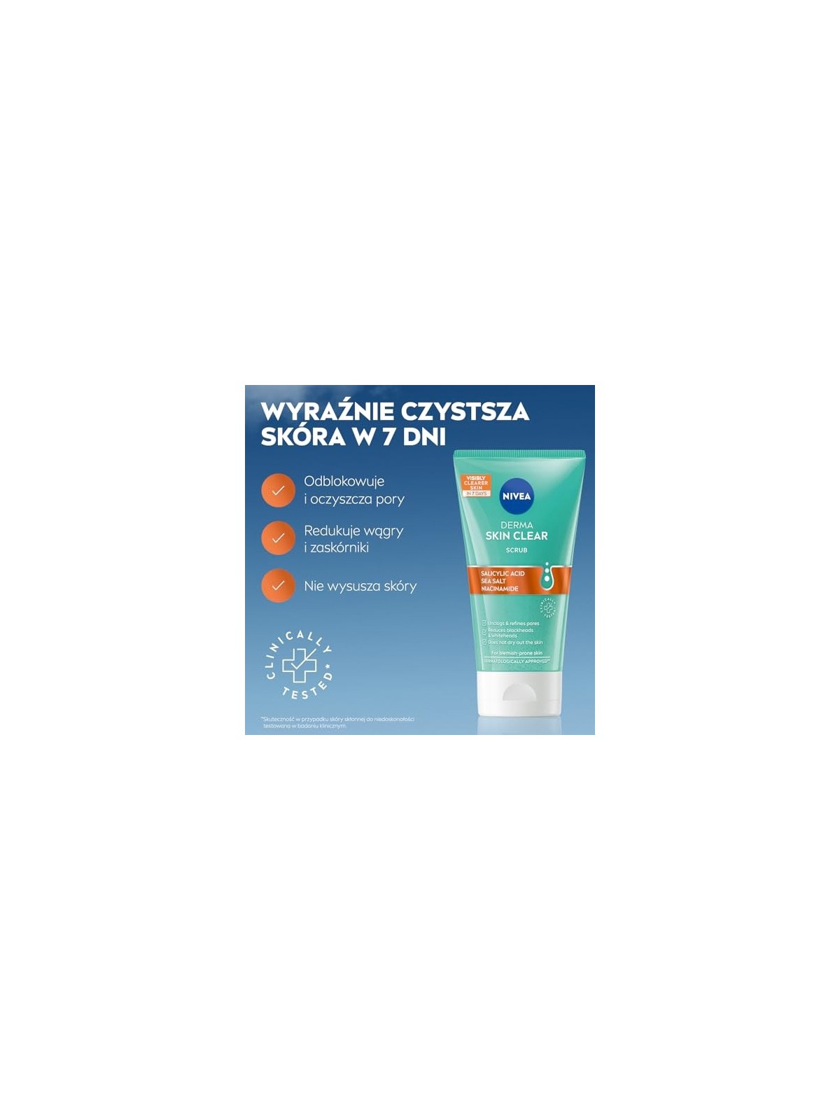 Nivea Derma Skin Clear Scrub antiimperfezioni donna 150ml