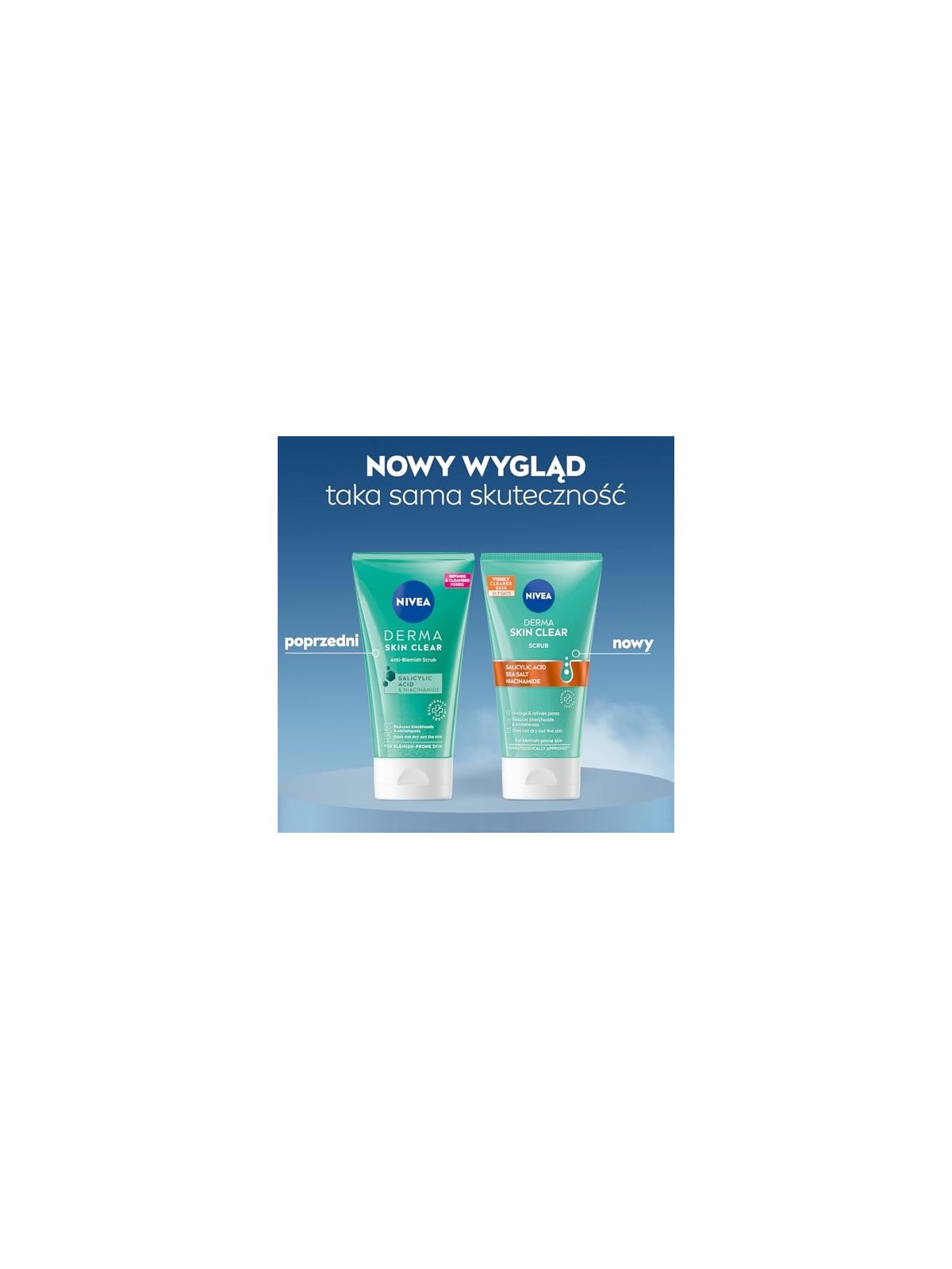 Nivea Derma Skin Clear Scrub antiimperfezioni donna 150ml