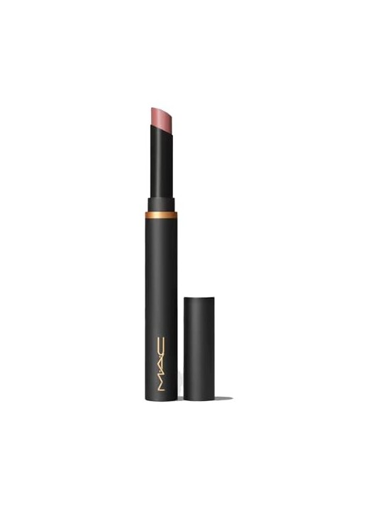 MAC Powder Kiss Velvet Blur Slim Stick Lipstick Rossetto idratante 2 g donna 892 Over The Taupe