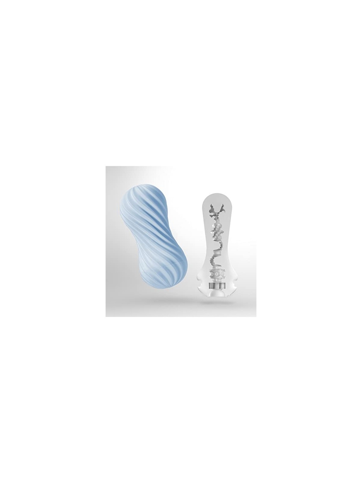 Masturbatore maschile TENGA Flex II Bubbly Blue
