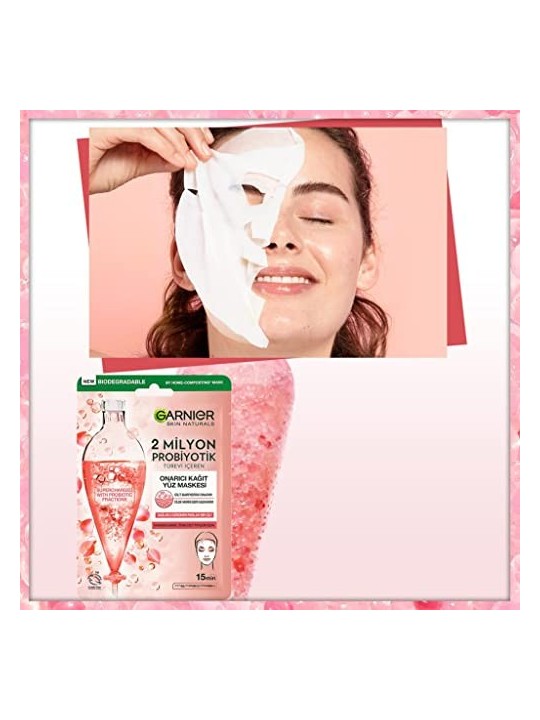 Maschera in tessuto riparatrice GARNIER Skin Naturals 220g