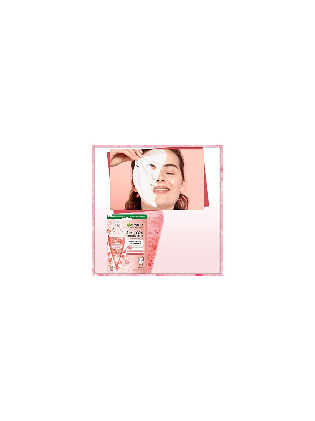 Maschera in tessuto riparatrice GARNIER Skin Naturals 220g