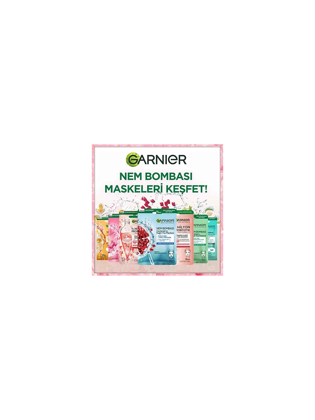Maschera in tessuto riparatrice GARNIER Skin Naturals 220g