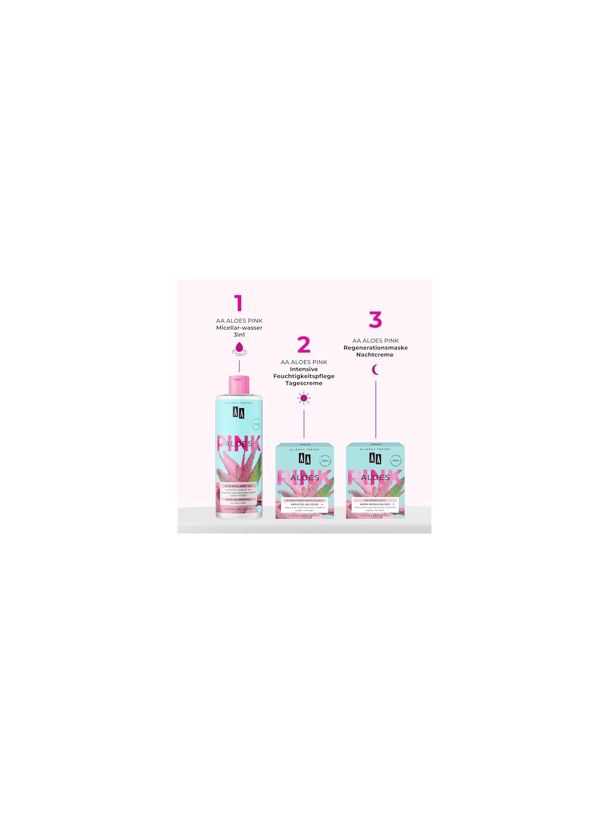 AA Pink cremagel giorno idratante intensiva