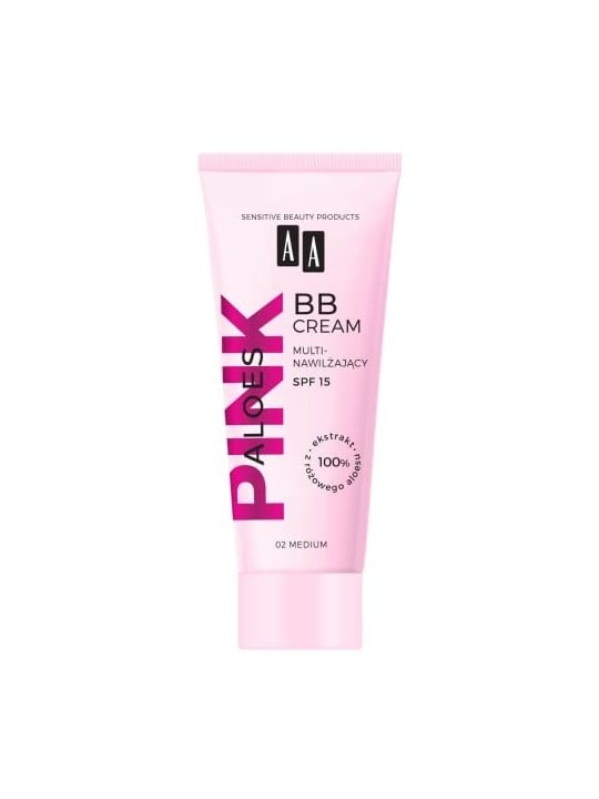 BB Cream Multiidratante 02 Medium AA Aloes Pink