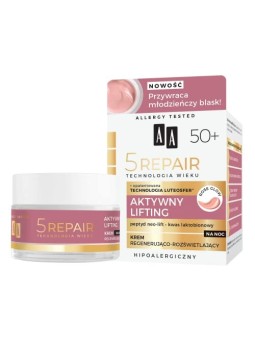 Crema notte attiva liftante rigenerante AA 5 Repair Technology of Age